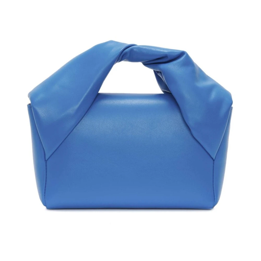 JW Anderson Hemelsblauw Lederen Twist Detail Tas Blue Dames