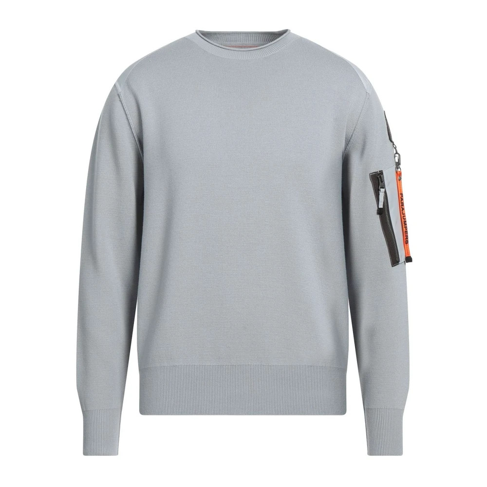 Parajumpers Braw Girocollo IJs Trui Gray Heren