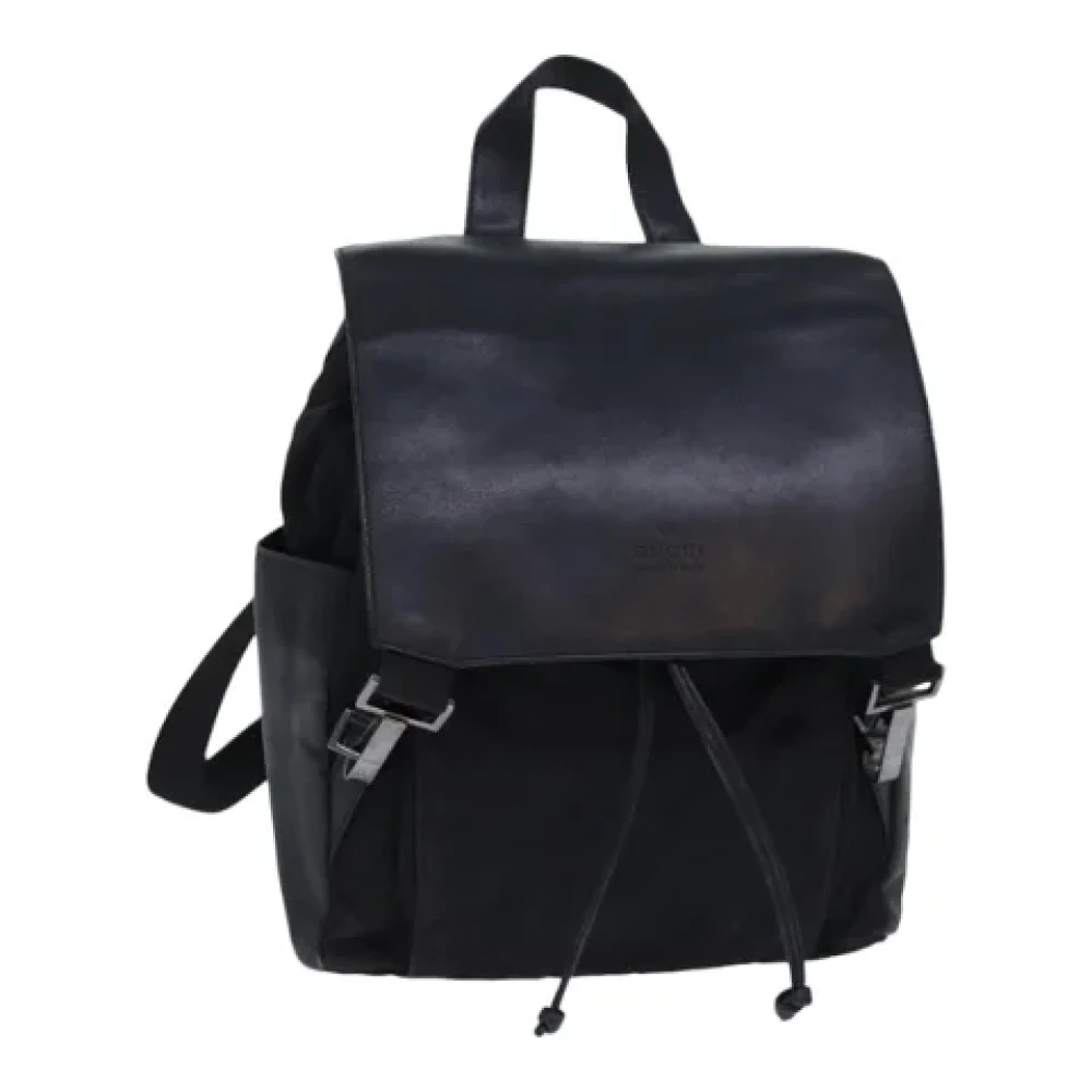 Gucci Vintage Pre-owned Nylon shoulder-bags Black Dames