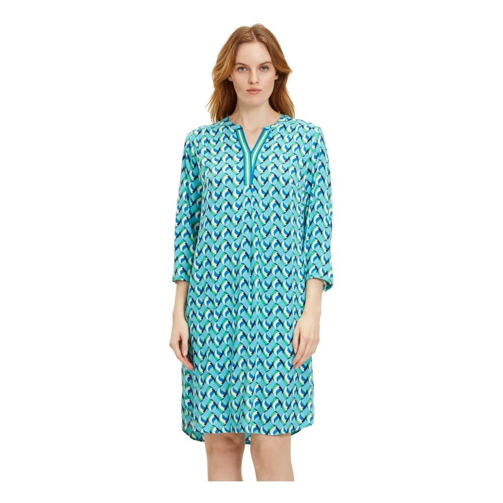 Betty Barclay Midi Jurk met Zakken Multicolor Dames