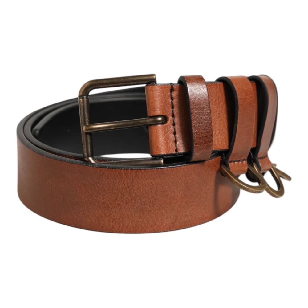 Dolce & Gabbana Brown Belts, Male, One Size, Dress Belt