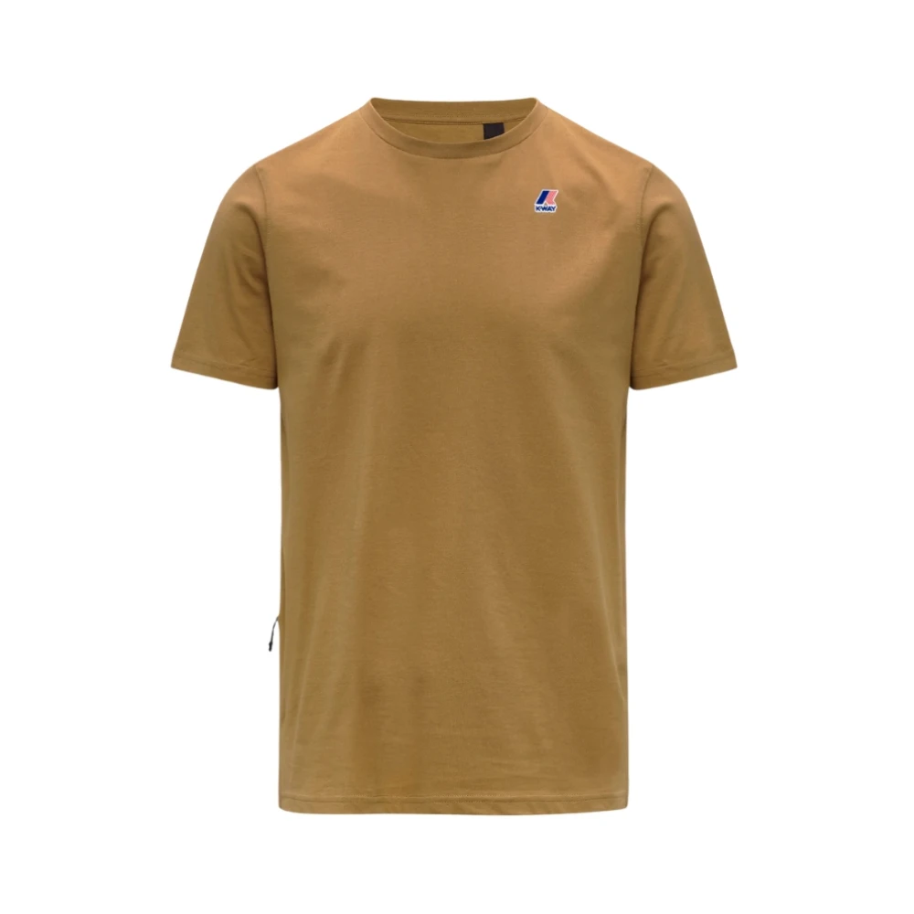K-Way Uomo Marrone Top, M, New,