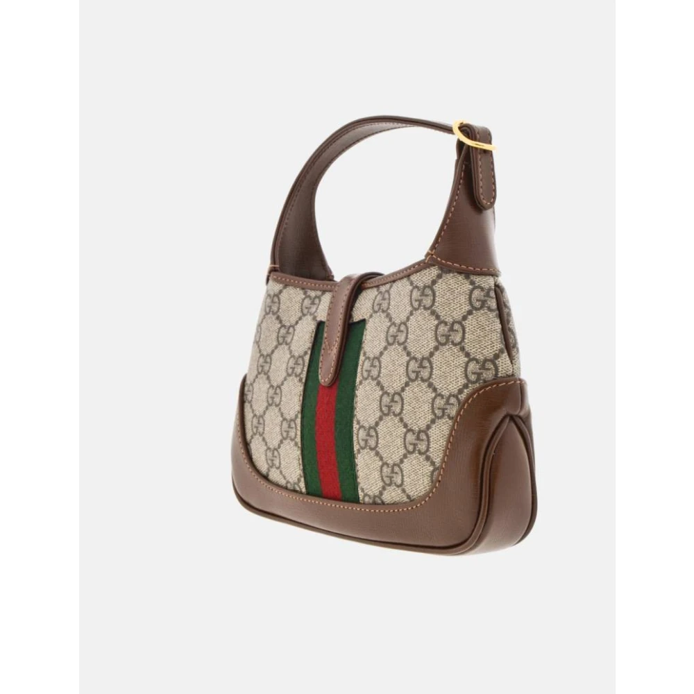 Gucci Jackie 1961 GG Supreme Mini Tas Brown Dames