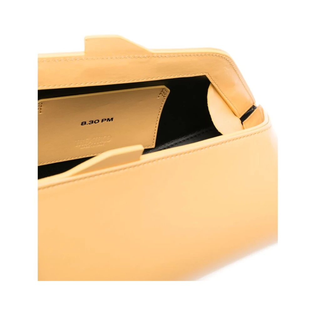 The Attico Mosterdgele Magnetische Sluiting Tas Yellow Dames