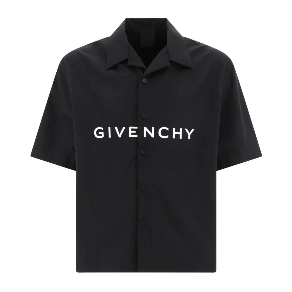 Givenchy Klassieke Katoenen Shirt Black Heren