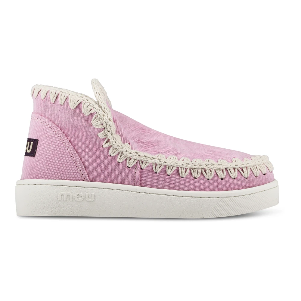 Mou Women's Pink Winter Boots, 7 Uk, Summer Eskimo Canvas Trainers