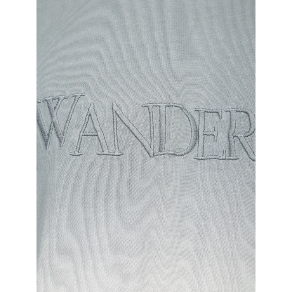 JW Anderson Grijze T-shirt met gradiënteffect Gray Heren