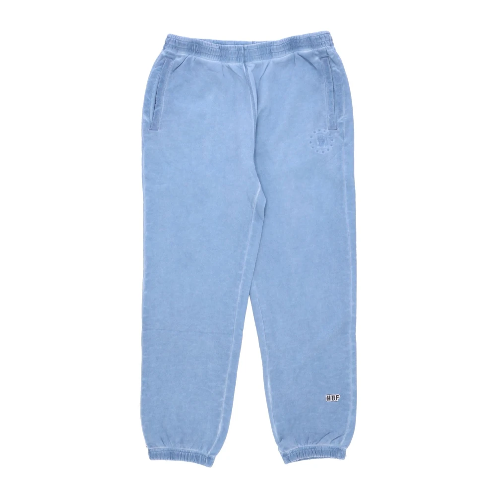 Huf Blue Galaxies Faded Fleece Tracksuit Trousers - Male - Sweatpants - Xl - Trousers