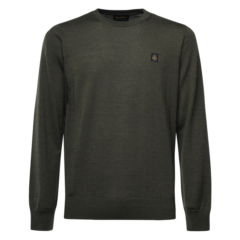 RefrigiWear Groene Gebreide Trui Ultra-Licht Ademend Green Heren