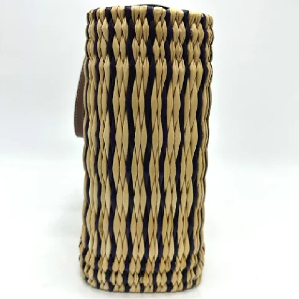 Loewe Pre-owned Fabric handbags Beige Dames