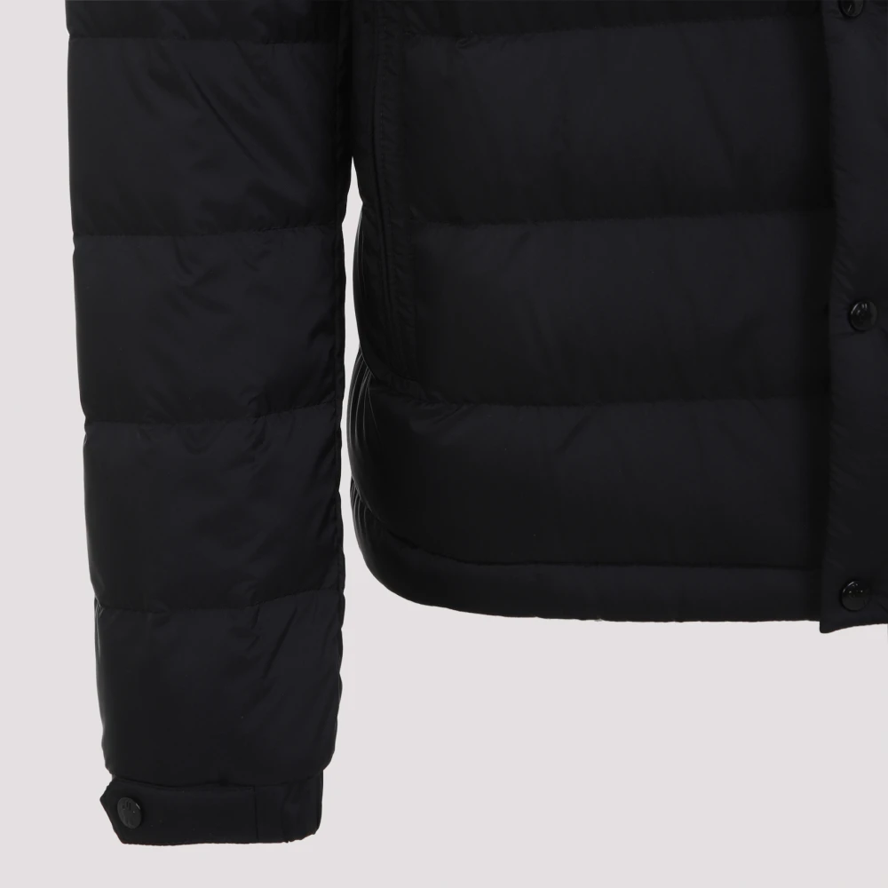 Moncler Zwarte Selves Jas voor Mannen Black Heren