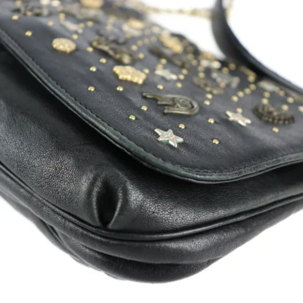 Jimmy Choo Pre-owned Leather shoulder-bags Black Dames