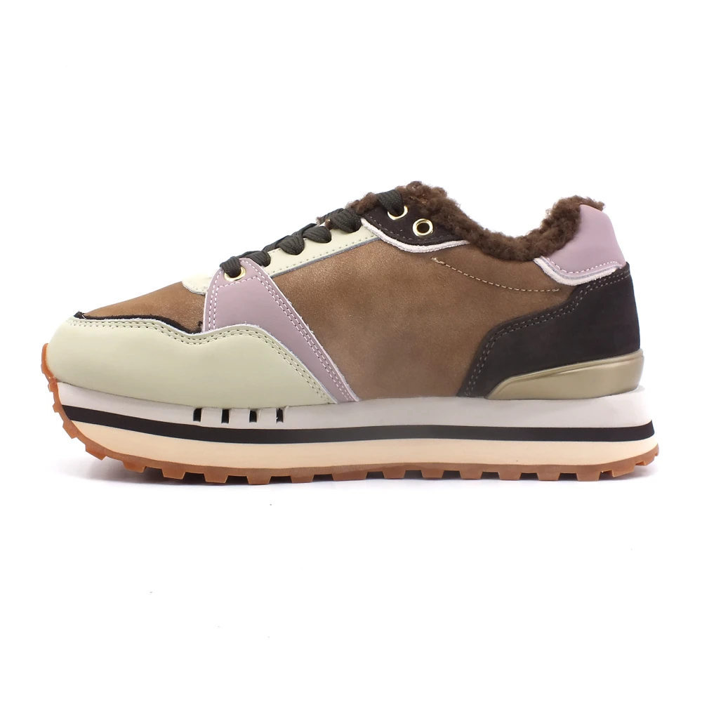Blauer Sneakers Dames Schoenen Bruin