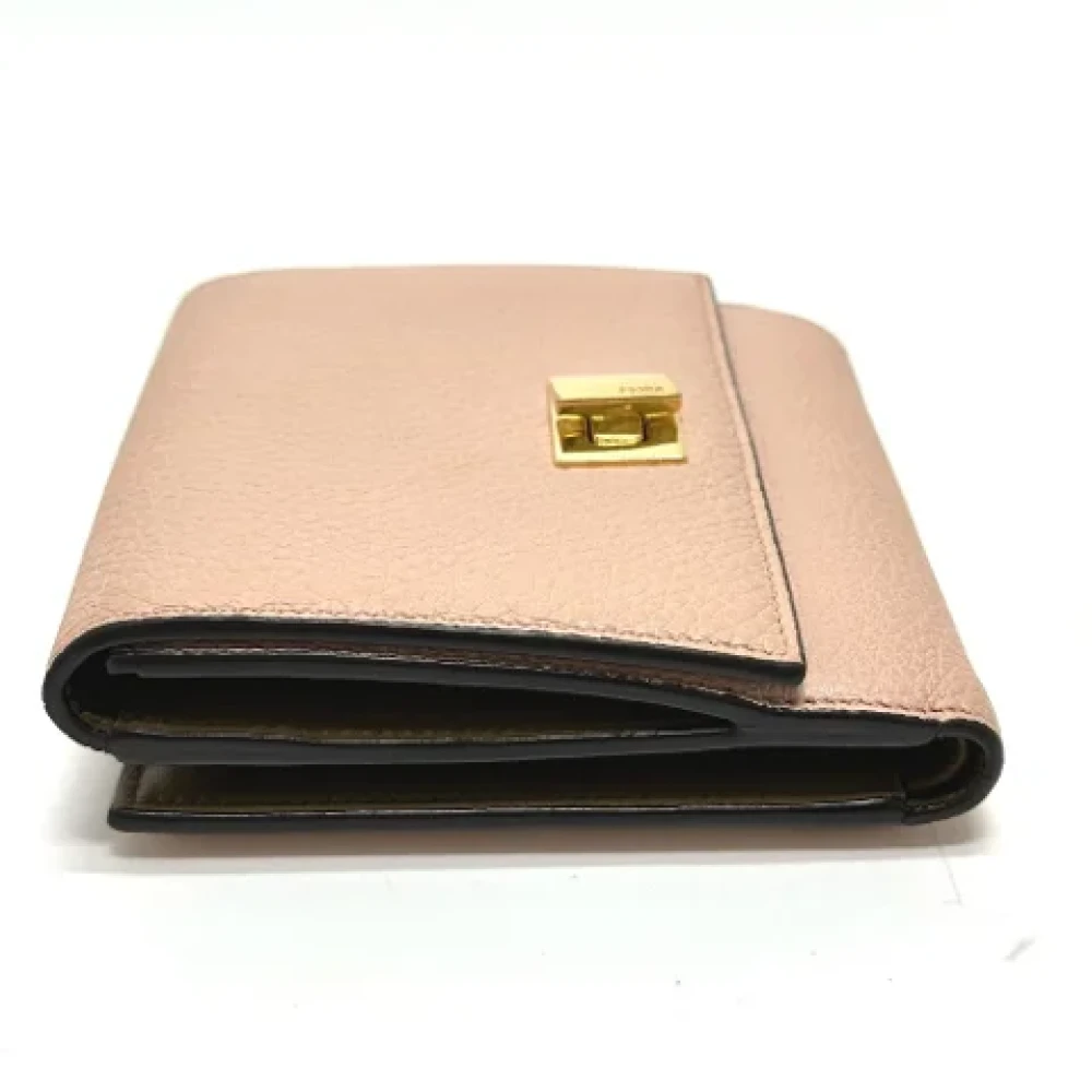 Fendi Vintage Pre-owned Leather wallets Pink Dames