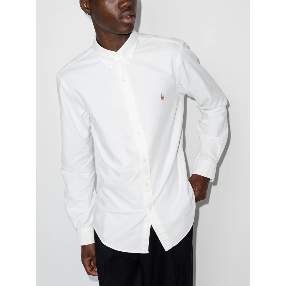 Polo Ralph Lauren Klassiek Oxford Sportshirt White Heren