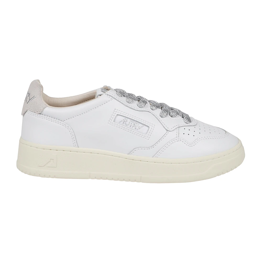 Autry Women's White Sneakers, 4 Uk, Medalist Low Trainers