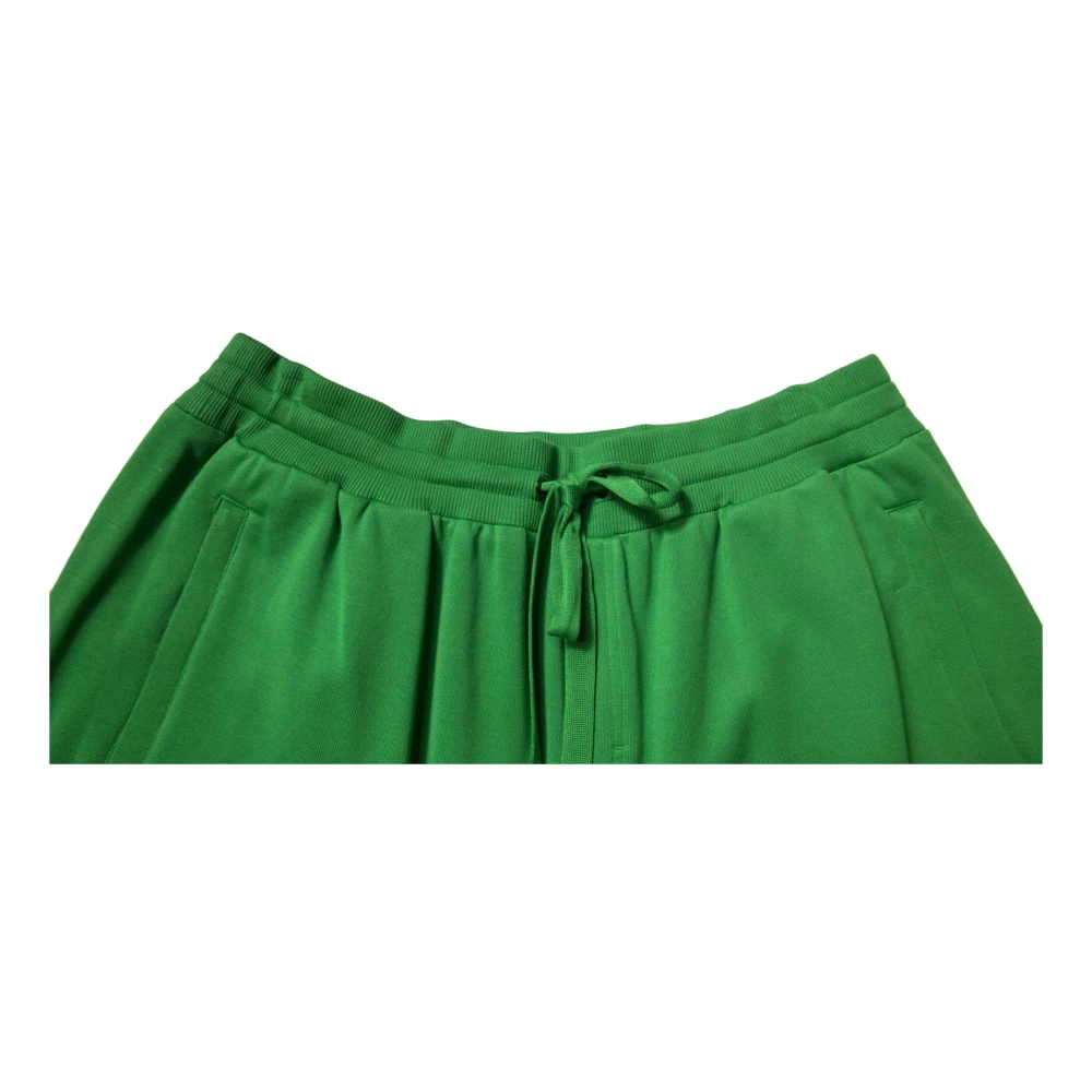 Dolce & Gabbana Groene Katoenmix Bermuda Shorts Green Heren