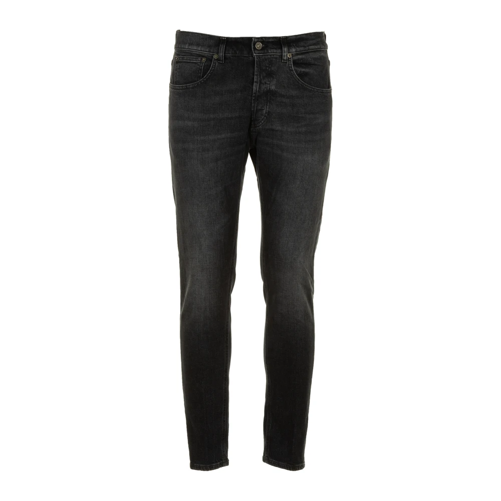 Dondup Zwarte Jeans Dian Black Heren