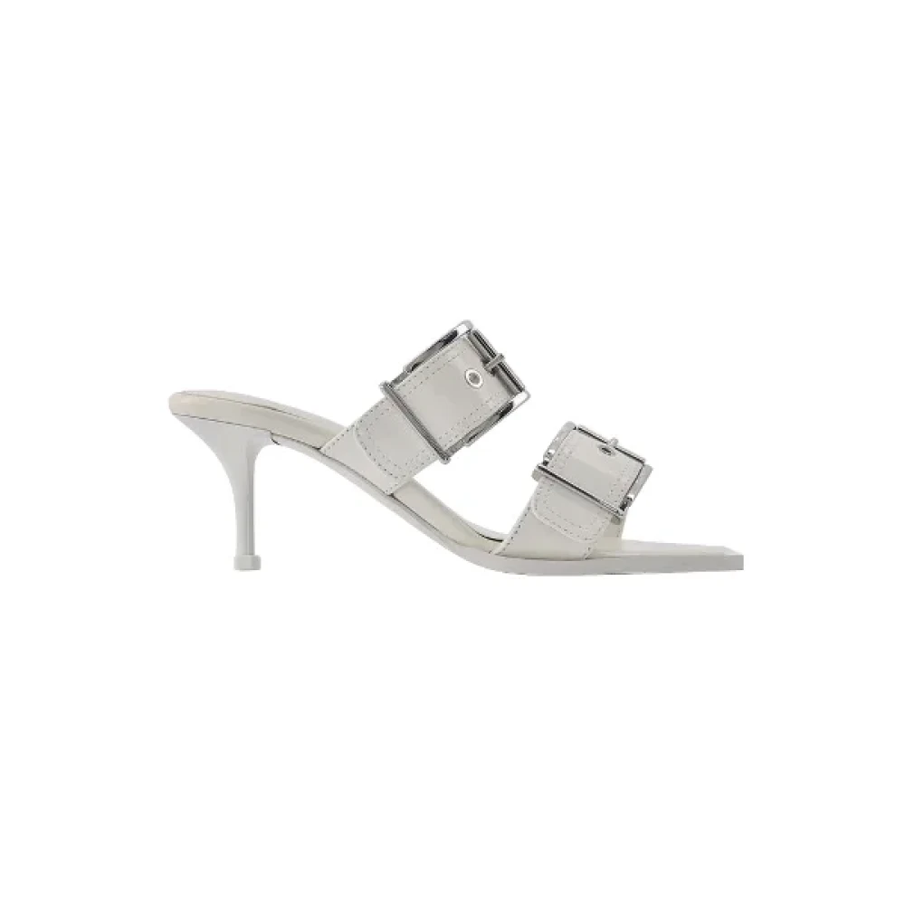 Alexander McQueen Pre-owned Leather heels White Dames