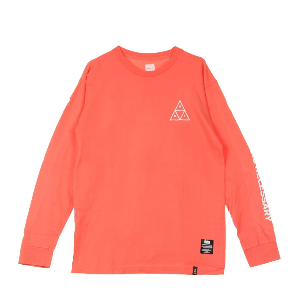 HUF Lange mouwen T-shirt in koraal Orange Heren