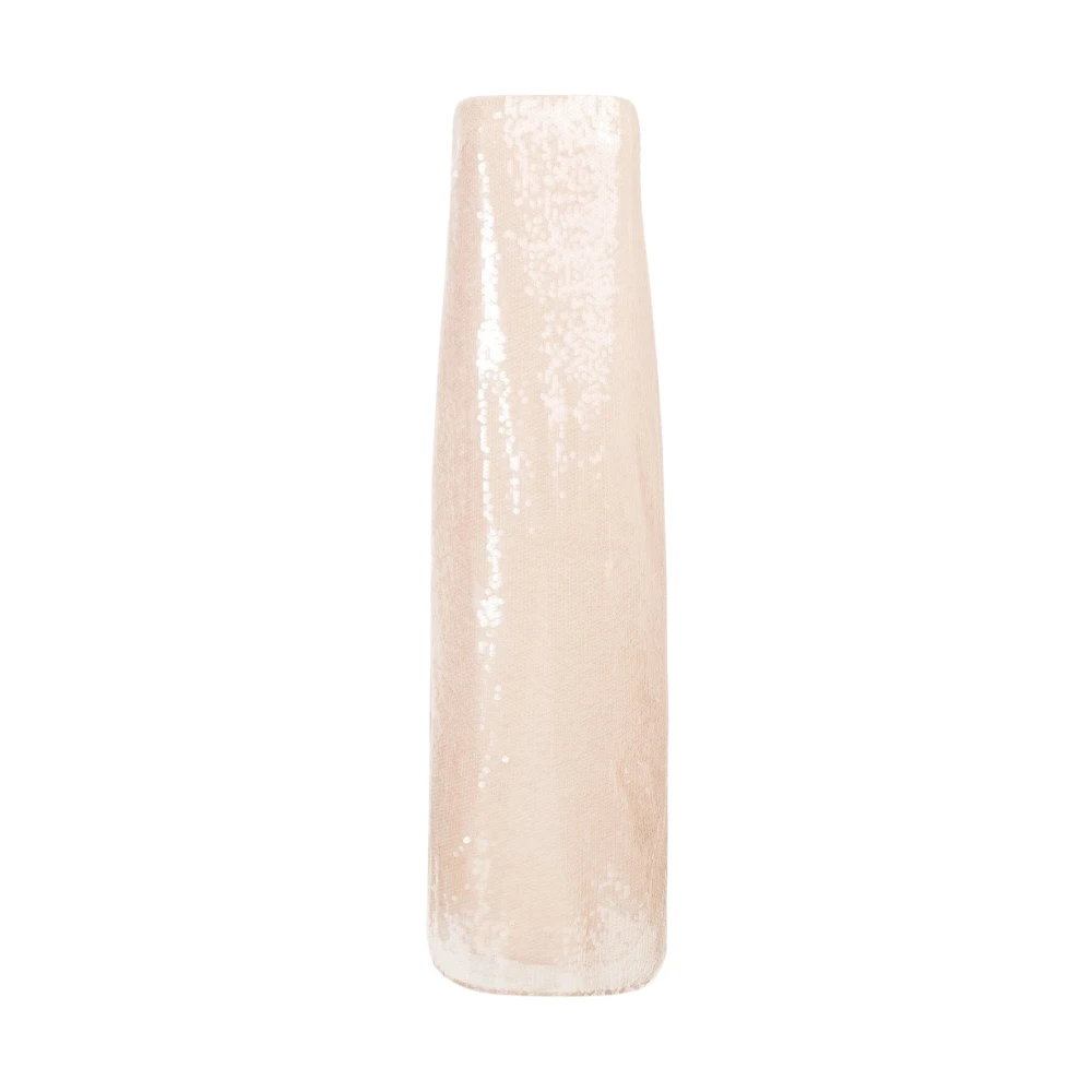 Staud Pailletten Midi Jurk Beige Dames