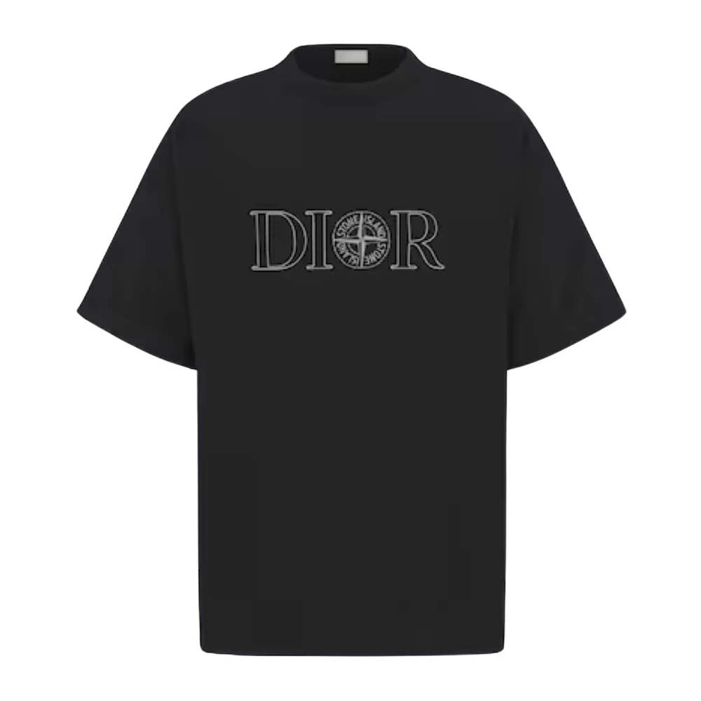 Dior Limited Edition Oversized Fit T-shirt Zwart Black Heren