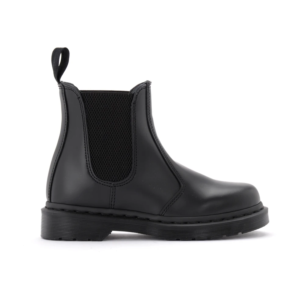Dr. Martens Women's Black 2976 Mono Smooth Leather Chelsea Boots