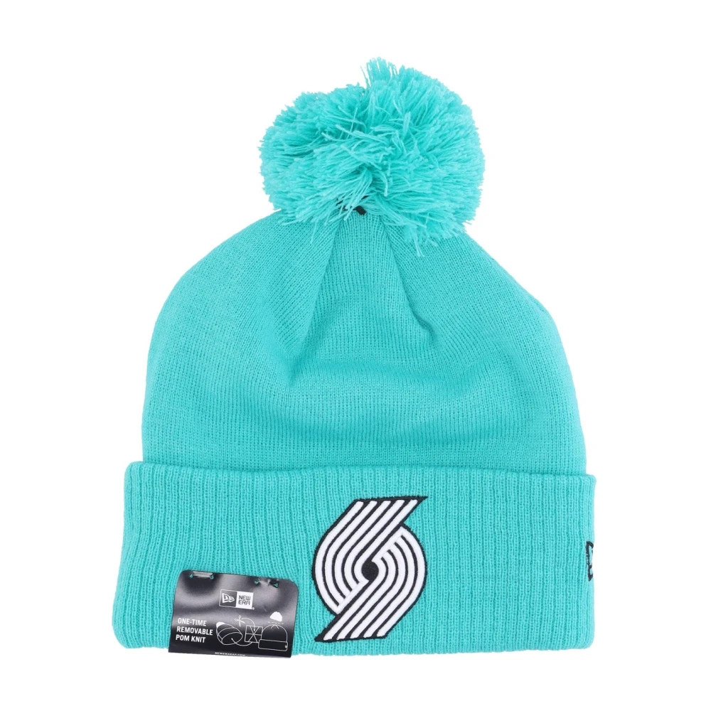 New era NBA City Night Pom Beanie Blue Heren