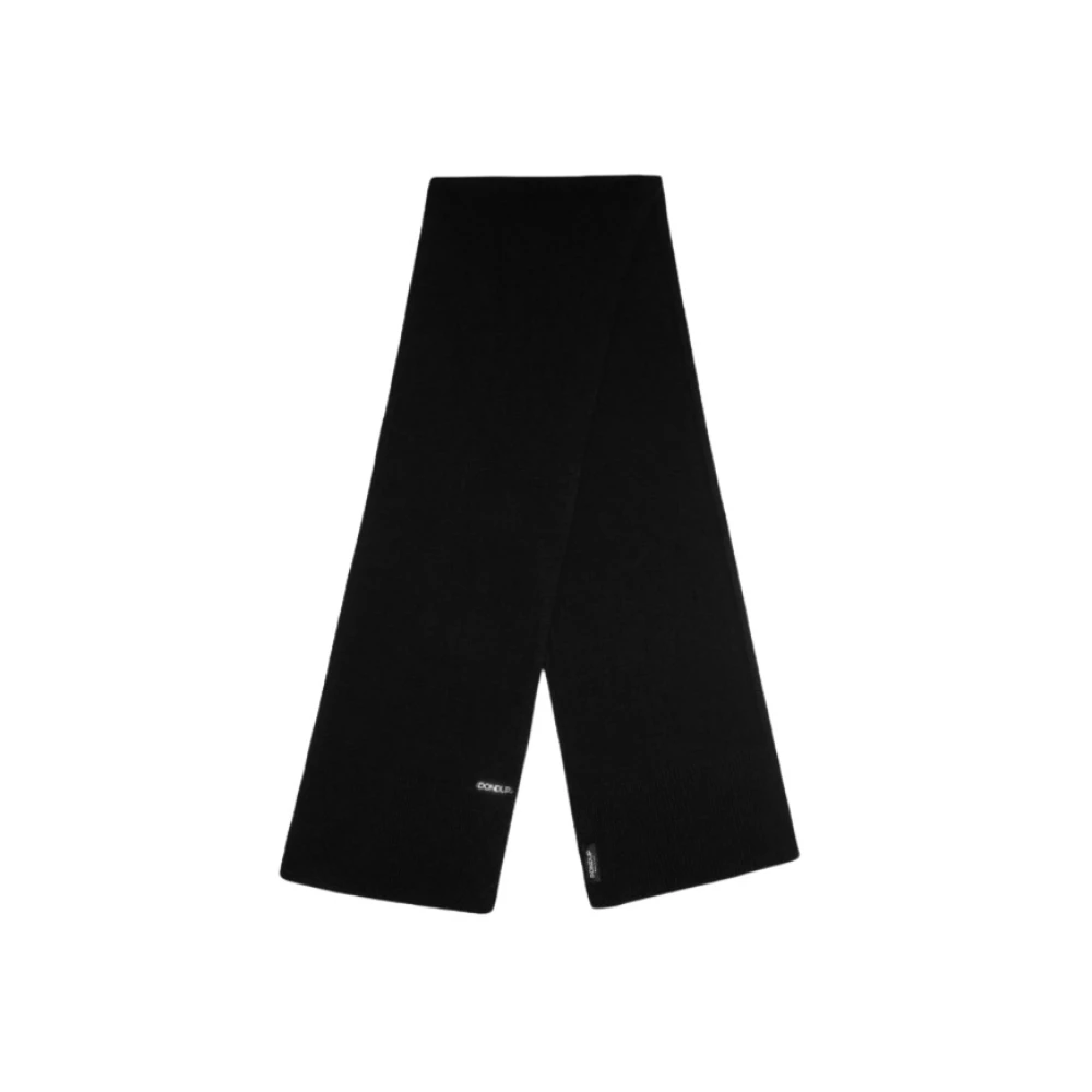 Dondup Women's Black Winter Scarves, One Size, Sciarpa In Cashmere