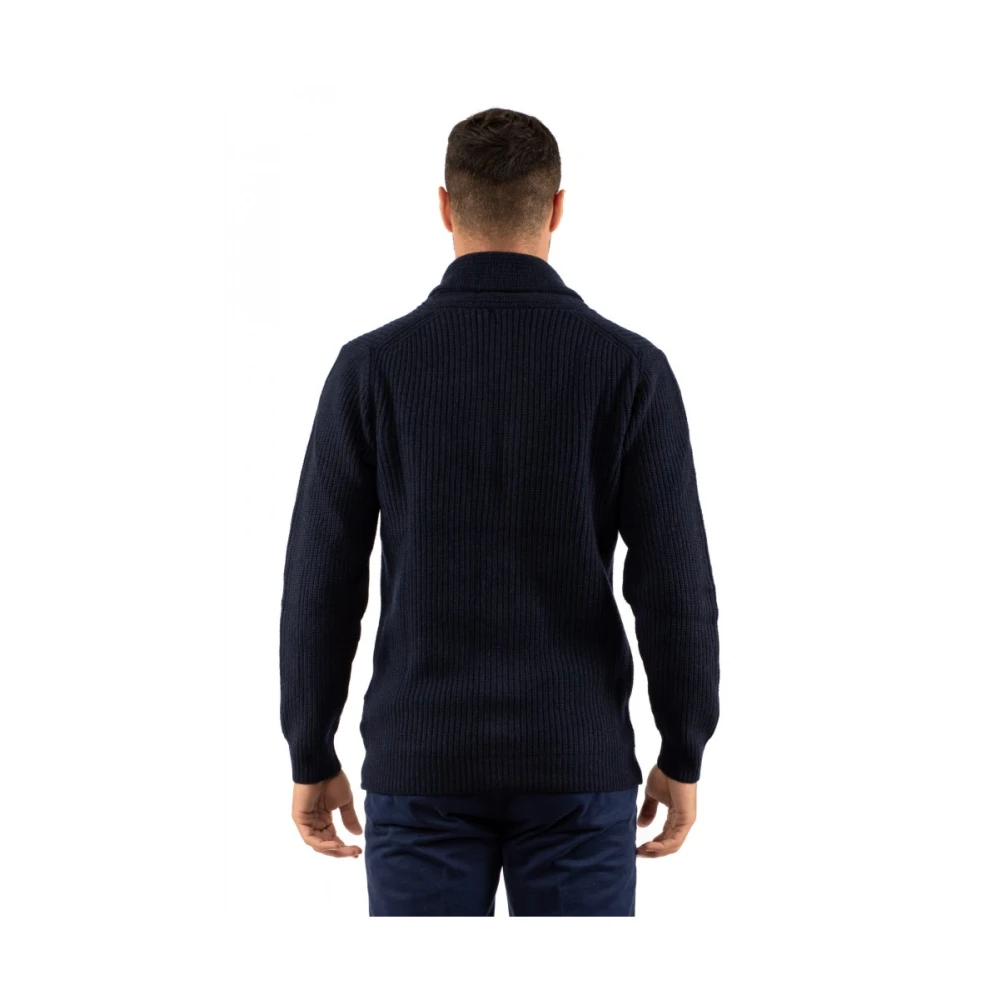 Daniele Fiesoli Heren Cardigan Trui Blue Heren