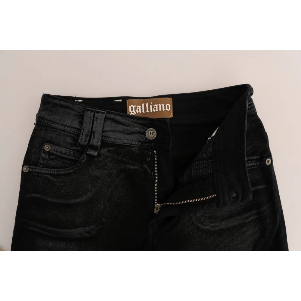 John Galliano Grijze Wassing Regular Fit Jeans Gray Dames