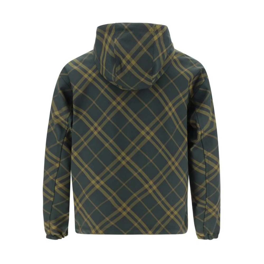 Burberry Omkeerbare jas met trekkoord capuchon Multicolor Heren