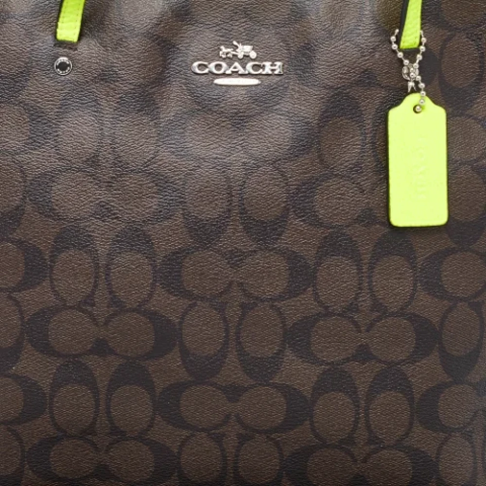 Coach Pre-owned Canvas handbags Multicolor Dames