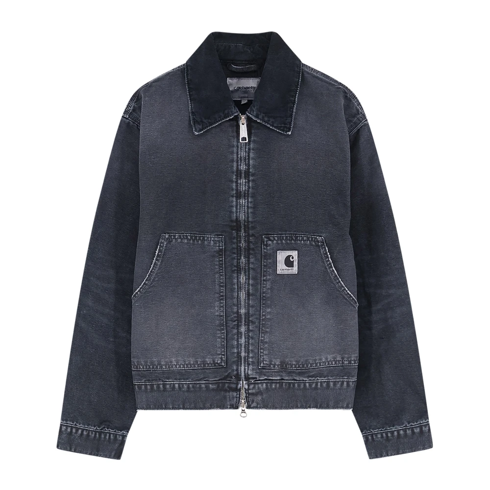 Carhartt Wip Black Denim Jackets, Female, Xs, Jackets