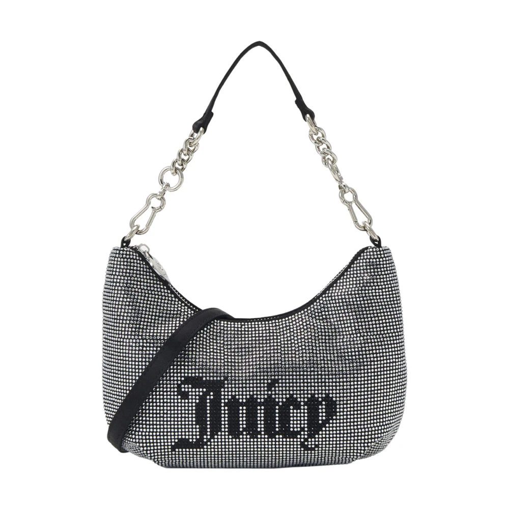 Juicy Couture Zilveren Hazel Small Handtas met Sierstenen Gray Dames