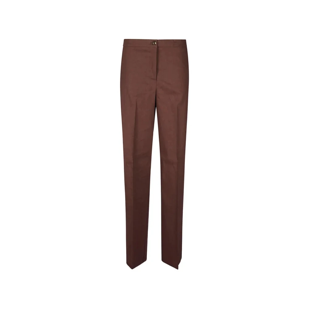 Pinko Vrouw Bruin Broeken Dames, M, Katoen, Jacopone Pantalone