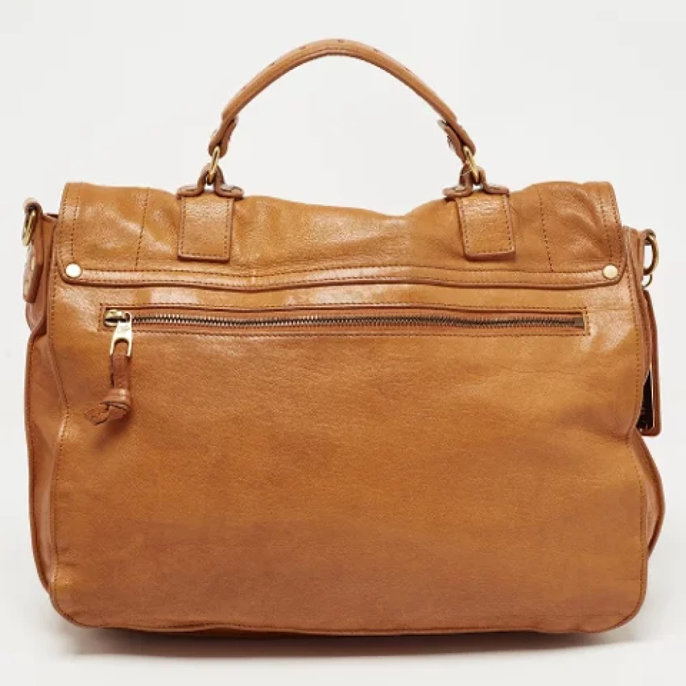 Proenza Schouler Pre-owned Leather handbags Brown Dames
