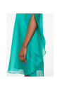 robe-vert-jade-a-manches-drapees