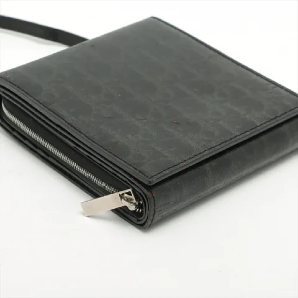 Dior Vintage Pre-owned Leather shoulder-bags Black Heren