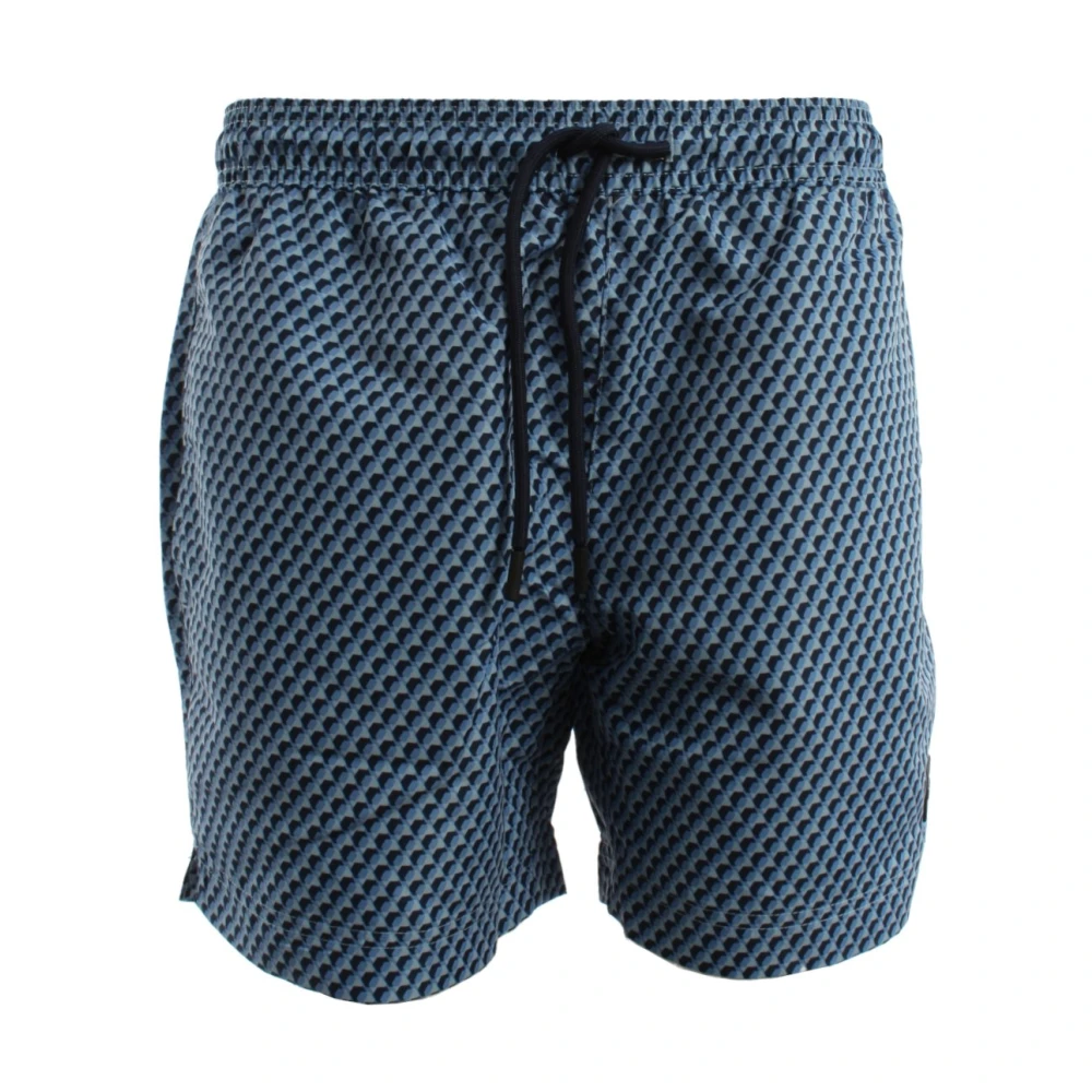 Hugo Men's Blue Swim Shorts - Beachwear - S - Swimwear