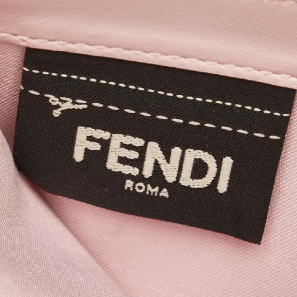 Fendi Vintage Pre-owned Leather wallets Beige Dames
