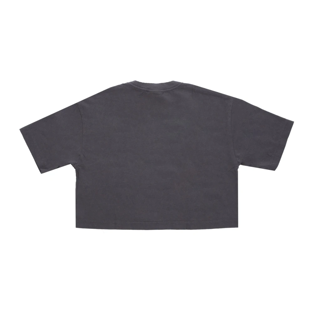 HUF Gun Metal Crop Tee Soft Fit Gray Dames