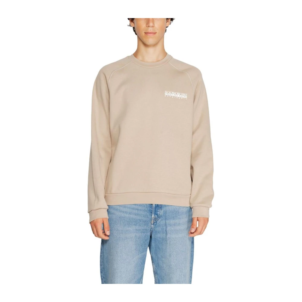 Napapijri Katoenmixtrui Heren Herfstcollectie Beige Heren
