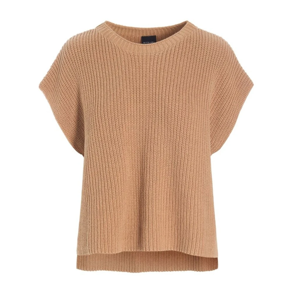 Bitte Kai Rand Terracotta Gebreide Blouse Brown Dames
