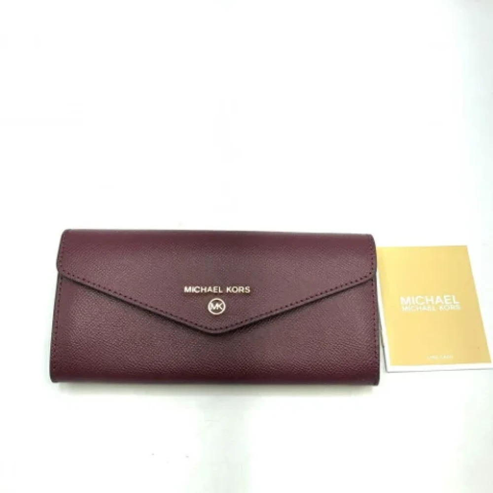 Michael Kors Pre-owned Fabric wallets Red Dames