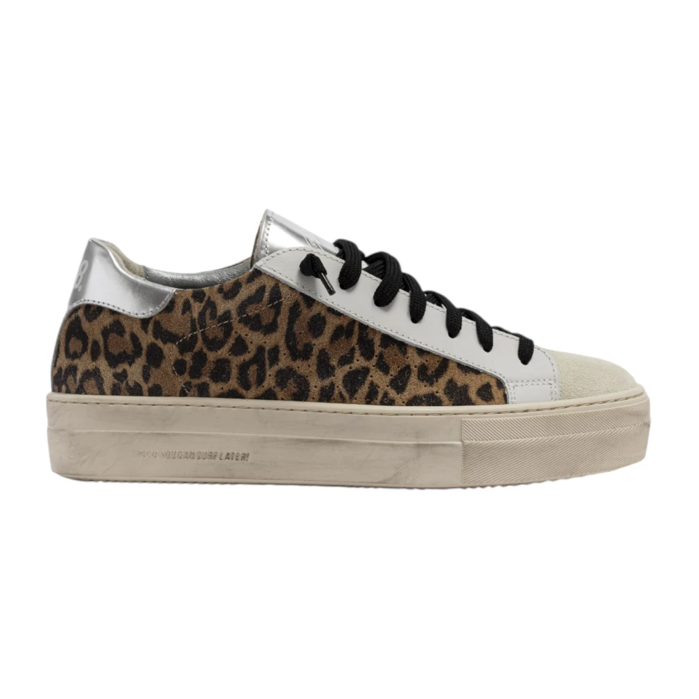 P448 Leopard/ Platform Sneakers Dames Schoenen Veelkleurig Multicolor