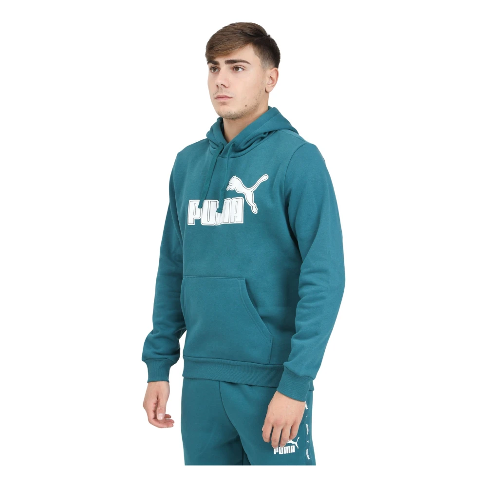 Puma Sportieve Groene Hoodie Sweater Green Heren