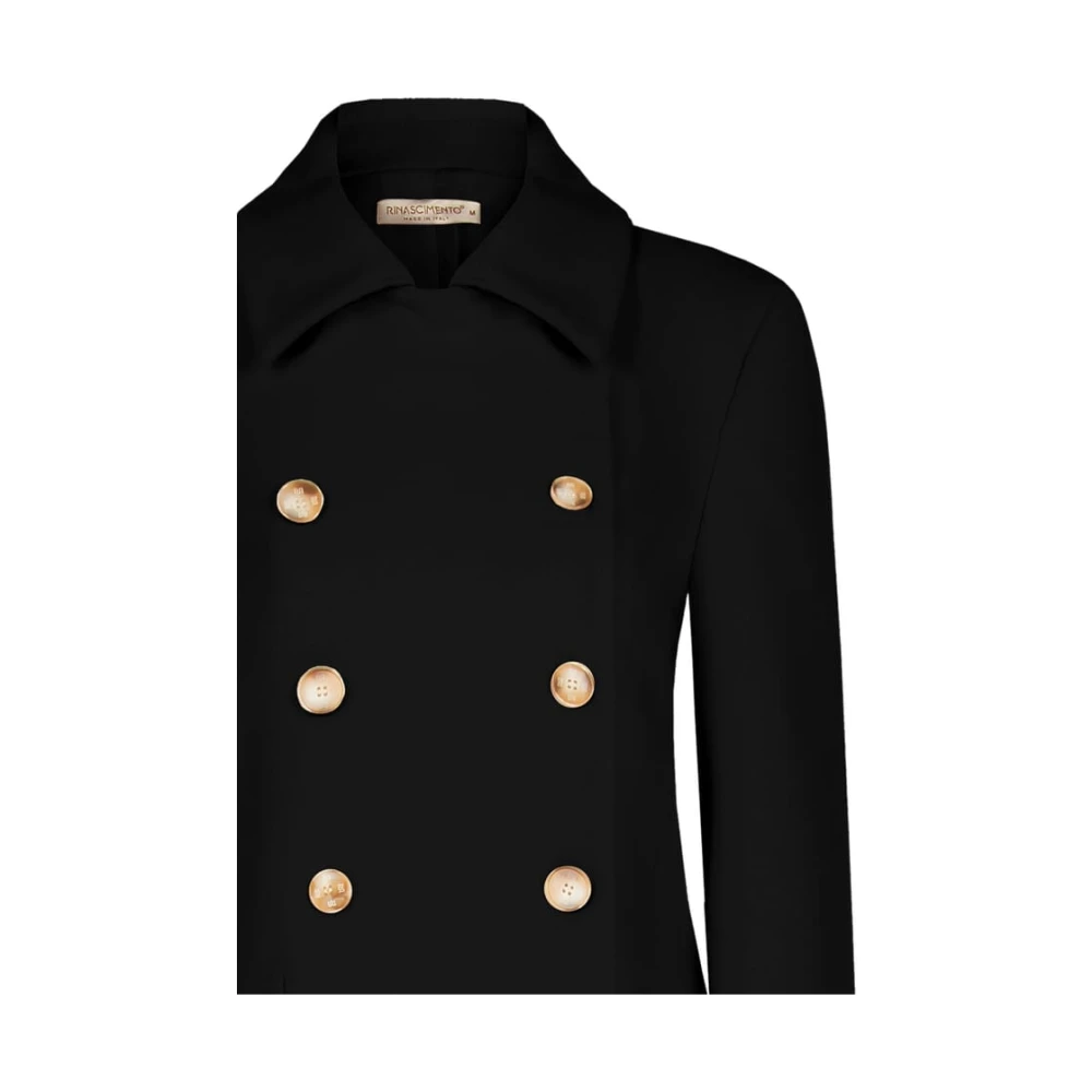 RINASCIMENTO Elegante Jas Collectie Herfst Winter Black Dames