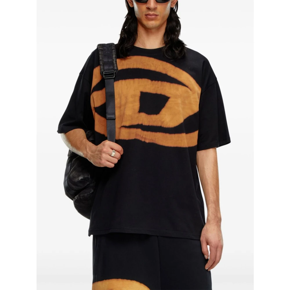 Diesel Stijlvolle T-shirts en Polos Black Heren