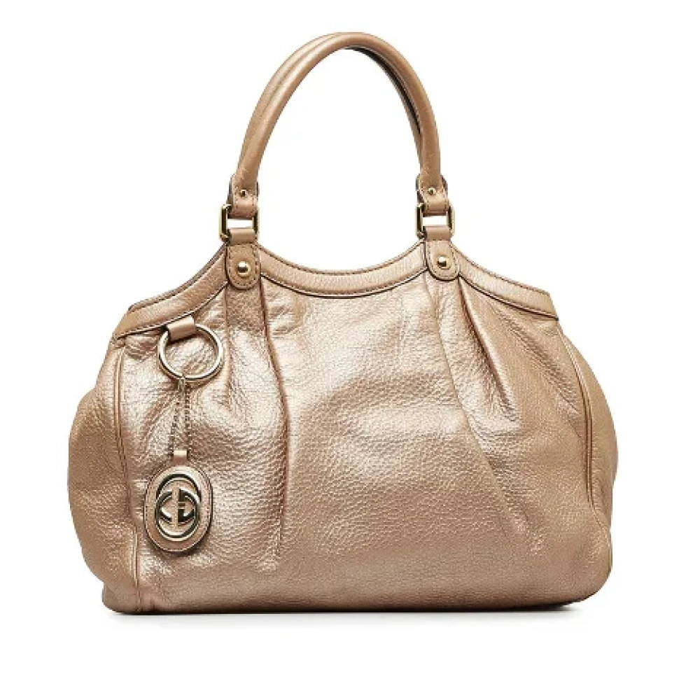 Gucci Vintage Pre-owned Leather handbags Pink Dames